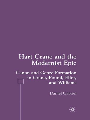 cover image of Hart Crane and the Modernist Epic